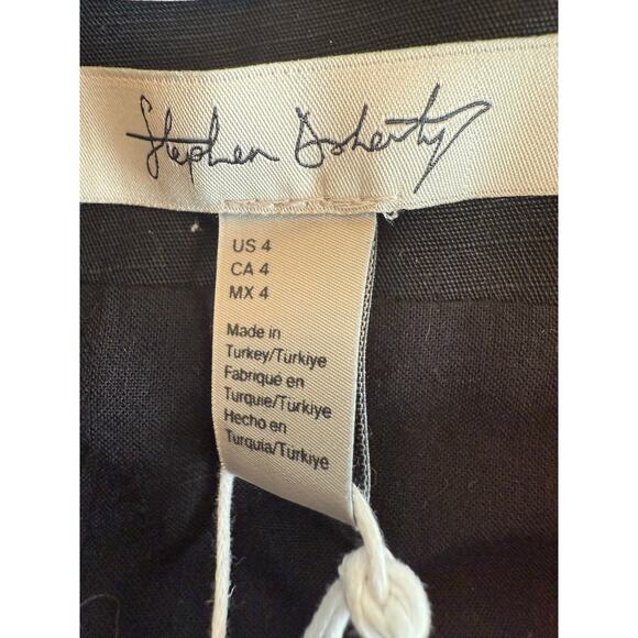 COS X Stephen Doherty Floral Print Linen Blend Skirt Size 4 NWT - Picture 4 of 9
